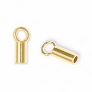 Eco-brass® Metall Zubehör DQ Endkappe Gold (Nickelfrei)