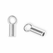 Eco-brass® Metall Zubehör DQ Endkappe Antik silber (Nickelfrei)