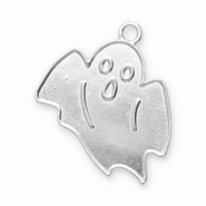 Metall Anhänger Gespenst Silver