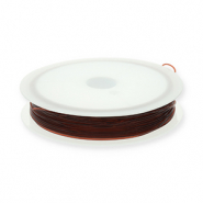 Elastik Schmuckdraht 0.8mm Brown