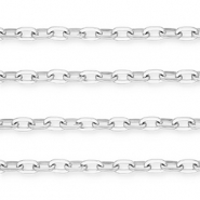 Aluminium Schmuckzubeh&ouml;r Gliederkette Ankerkette Silver