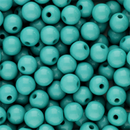 8 mm Acrylperlen Shiny Petrol green