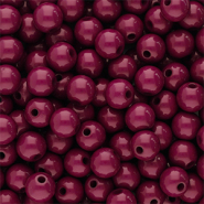 8 mm Acrylperlen Shiny Burgundy brown