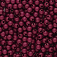 4 mm Acrylperlen Shiny Burgundy brown