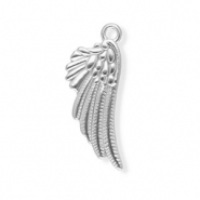 Stainless Steel - Rostfrei Stahl Anhänger Flügel Silver