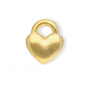 Stainless Steel - Rostfrei Stahl Anhänger Herz Gold