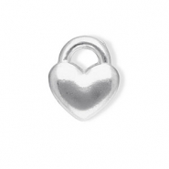 Stainless Steel - Rostfrei Stahl Anhänger Herz Silver