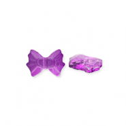 Fashion Facett Perlen Schleife Purple