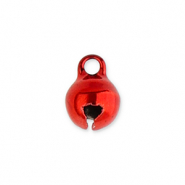 Metall Anhänger Glöckchen 6mm Red