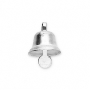 Metall Anhänger Weihnachtsglocke Silver