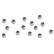 Stainless Steel - Rostfreiem Stahl Schmuckzubehör Quetschperlen 2.5mm Silber