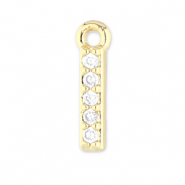 Brass TQ Metall Anhänger Bar Gold-transparent