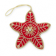 Trendy-Anhänger Stern Red-gold