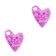 Plexx Anhänger Heart Glitter Pink