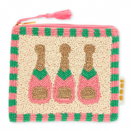 BY31® Etui Champagne Light pink-green-off white-gold