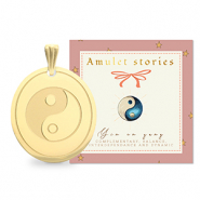BY31® Stainless Steel - Rostfrei Stahl Anhänger Yin & Yang Gold