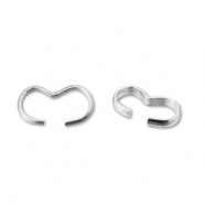 Metall Zubehör DQ Schmuck-Verbinder Antique silver (Nickelfree)
