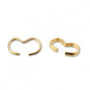 Metall Zubehör DQ Schmuck-Verbinder Gold (Nickelfree)