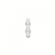 925 Silber Zubehör Kalotten 4 mm Silver