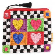 BY31® Etui Herzen & Würfel Black-white-multicolour