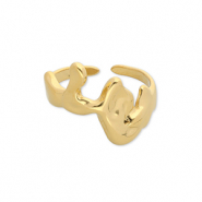 Ringe aus Stainless Steel - Rostfreiem Stahl Gold