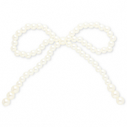 Statement-Anhänger Schleife White