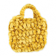 Handgehäkelte Täschchen Ochre yellow