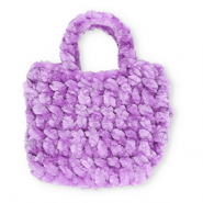 Handgehäkelte Täschchen Purple