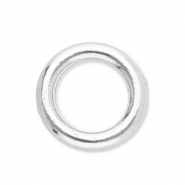 Stainless Steel - Rostfrei Stahl Schmuckzubehör Ring 5 mm Silver