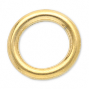 Stainless Steel - Rostfrei Stahl Schmuckzubehör Ring 12 mm Gold