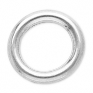 Stainless Steel - Rostfrei Stahl Schmuckzubehör Ring 12 mm Silver