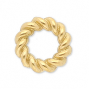 Stainless Steel - Rostfrei Stahl Schmuckzubehör Ring 6 mm Gold