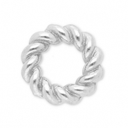 Stainless Steel - Rostfrei Stahl Schmuckzubehör Ring 6 mm Silver