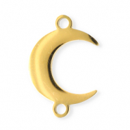 Stainless Steel - Rostfrei Stahl Anhänger/Zwischenstück Horn Gold
