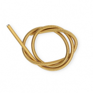 Stainless Steel - Rostfreiem Stahl Schmuckzubehör French wire extra heavy 1.8mm Gold