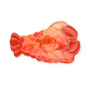 Haarschmuck Haarklemme Krebs Red-gold