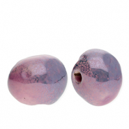 DQ® Griechische Keramik Perlen Lilac purple