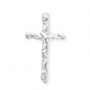 Metall Anhänger DQ® Kreuz Antiek zilver (nikkelvrij)