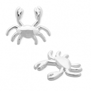 Metall Anhänger DQ® Krabbe Antiek zilver (nikkelvrij)