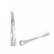 Metall Anhänger DQ® länglich Antiek zilver (nikkelvrij)