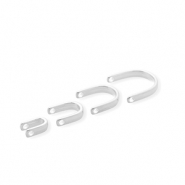 Metall Anhänger DQ® Bogen Set 4 Stück Antiek zilver (nikkelvrij)