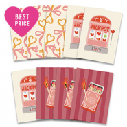 BY31&reg; Schmuck Karten sortiert valentine Multicoluor