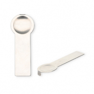Italian Charm Element-Schlüssel aus Stainless Steel - Rostfreiem Stahl Silver