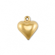 Stainless Steel - Rostfrei Stahl Anhänger Herz Gold