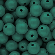 12 mm DQ Acrylperlen shiny Mediterranea green 19-4517 TCX