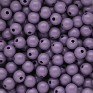 8 mm DQ Acrylperlen shiny Purple haze 18-3718 TCX