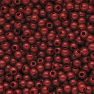 6 mm DQ Acrylperlen shiny Salsa red 18-1657 TCX