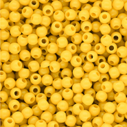 4 mm DQ Acrylperlen shiny Vibrant yellow 13-0858 TCX