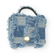 Statement-Anhänger Handtasche Denim-Look Denim blue