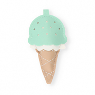 Statement-Anhänger Ice Lolly Sandstone brown-mint green-white